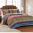 Southwest Geometric Stripe Reversible Quilt Set-681037480-681037483