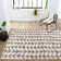 Taos Moroccan Triangle Geometric Cream/Gray Rug