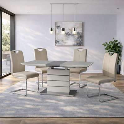 Chaise de salle à manger rembourrée Odette