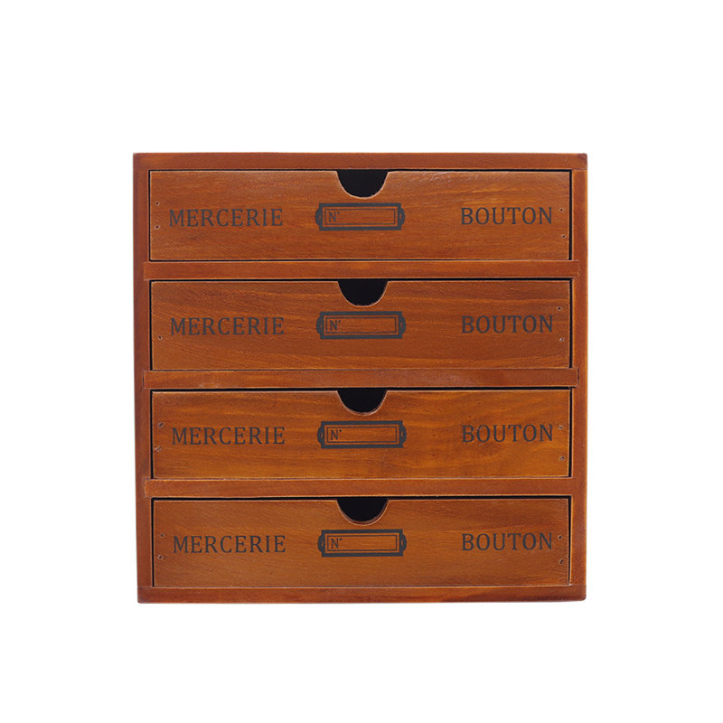 Adeliya Wood Desk Organiser