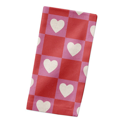 Lewinsbrook Cotton Twill Checkered Square Napkin