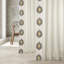 Rideaux en coton uni filtrant la lumière Gilded Medallion-2024989381
