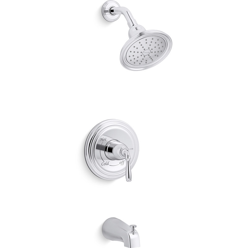 Devonshire 2.5 GPM Tub and Shower Faucet, Polished Chrome