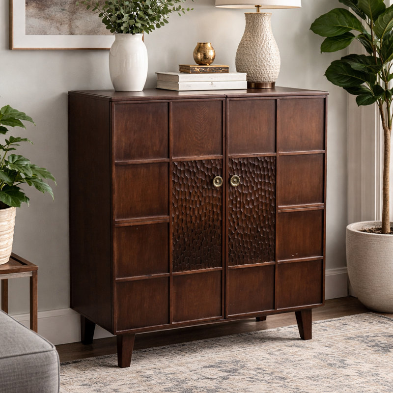  Armoire d'appoint Mid-Century moderne 37,6 po Fienley