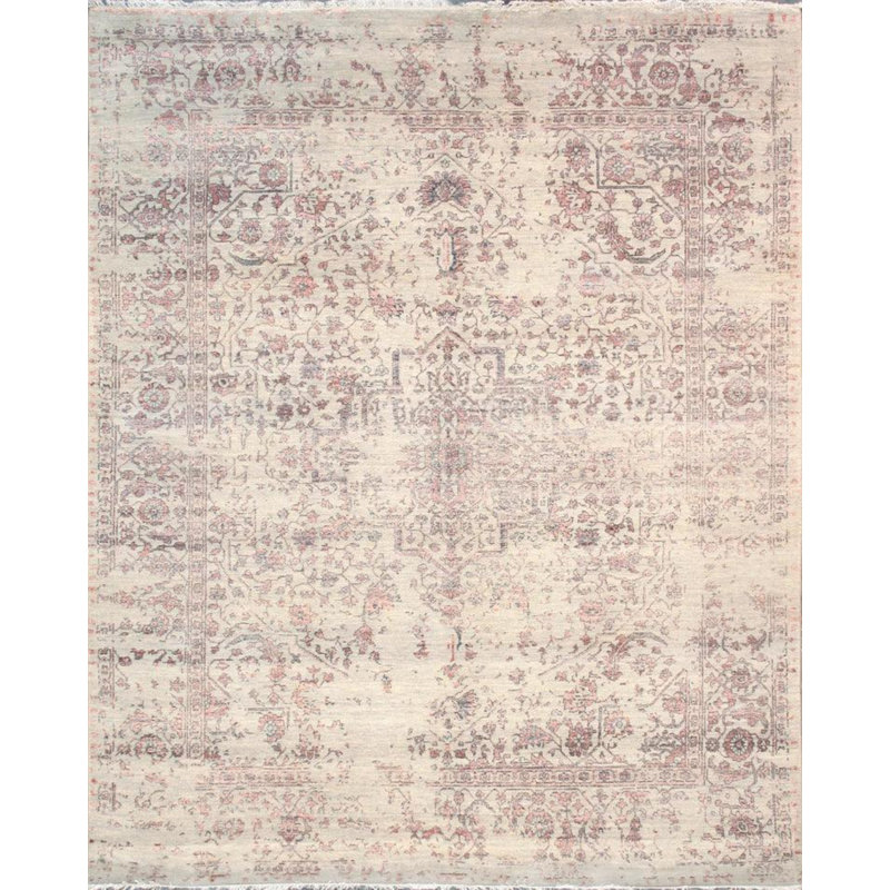Damash Area Rug in Silver