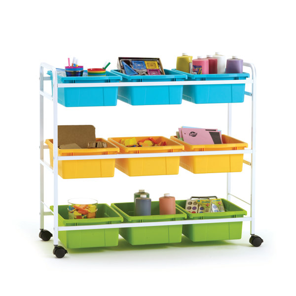 Copernicus 9 Compartment Plastic Teaching Cart & Reviews