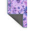 Tapis floral fabriqué à la machine en bleu / noir / blanc-81817920