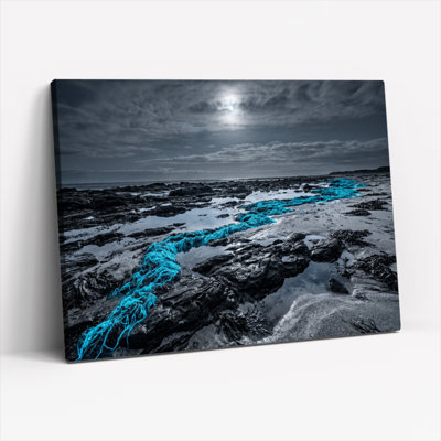 Blue River Canvas Wall Art Set Of 1