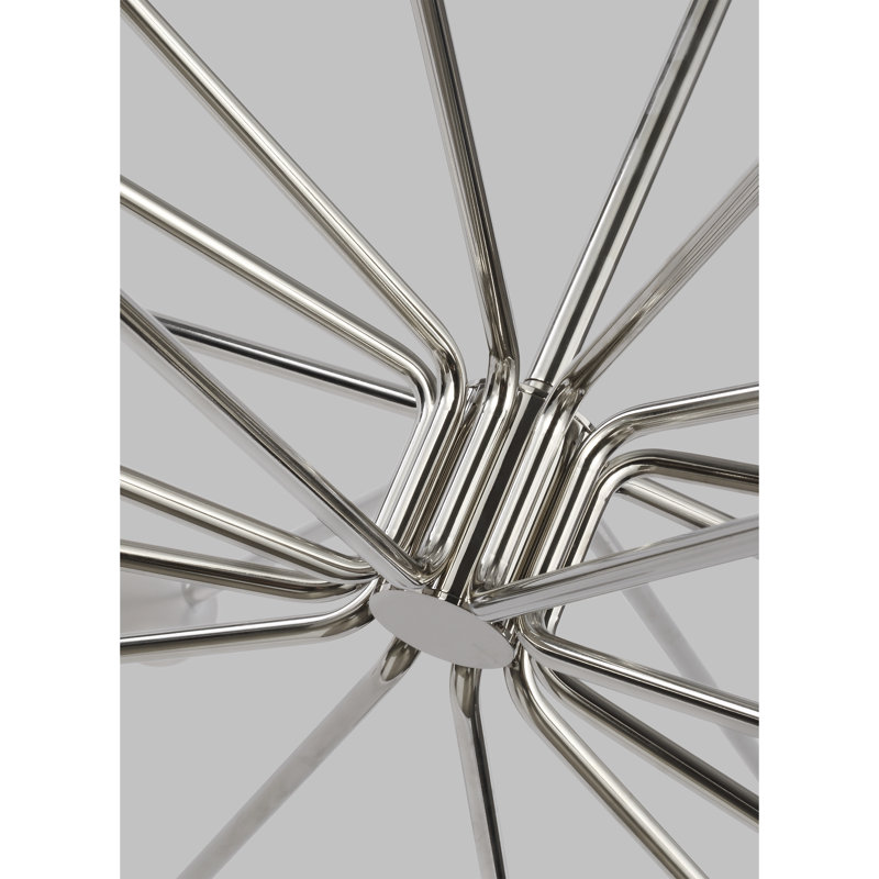 Lody 20 - Light LED Chandelier, Polished Nickel