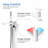 Cube Floor Tub Spout with Diverter-65166490