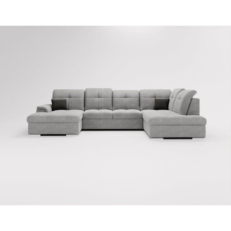 3 Seater Corner Sofa, Right Hand Facing, Grey