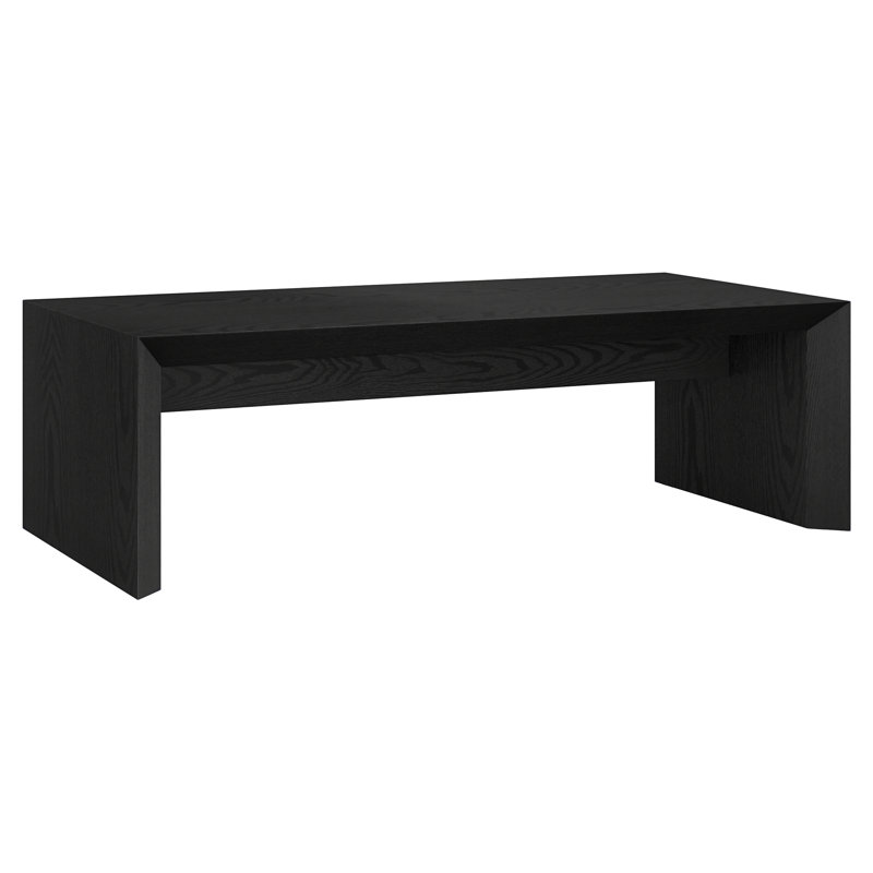 Oswin Rectangular Coffee Table, Black Grain