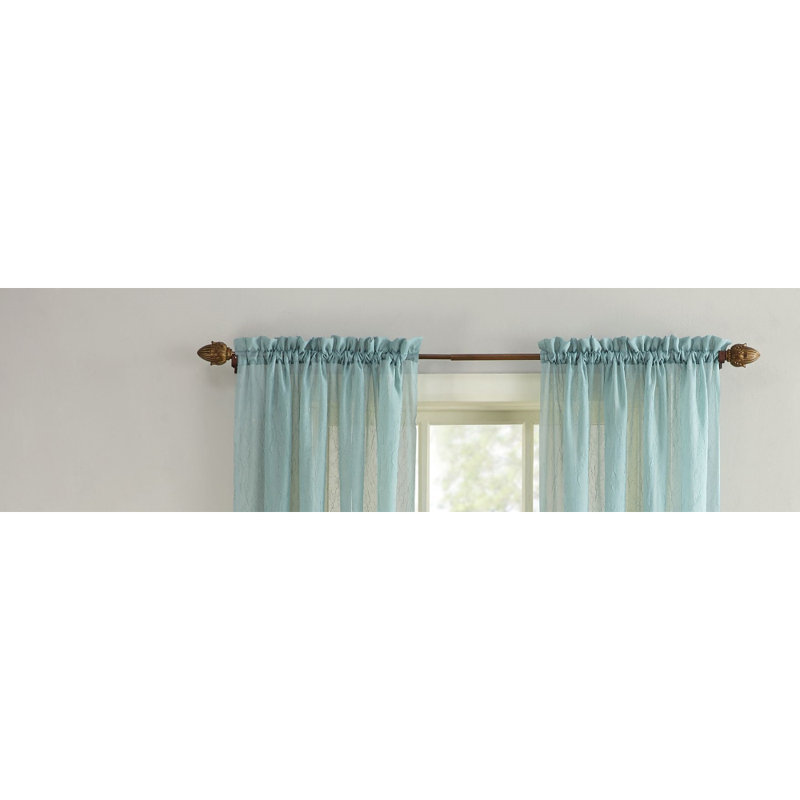Panneau de rideau diaphane avec passe-tringle Maxon, Mineral Spa, 52" W x 72" L