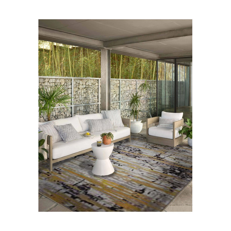 Multi Color Abstract Pattern Creative Modern Decorative Machine Washable Area Rug, Runner 4'11'' x 9'10''