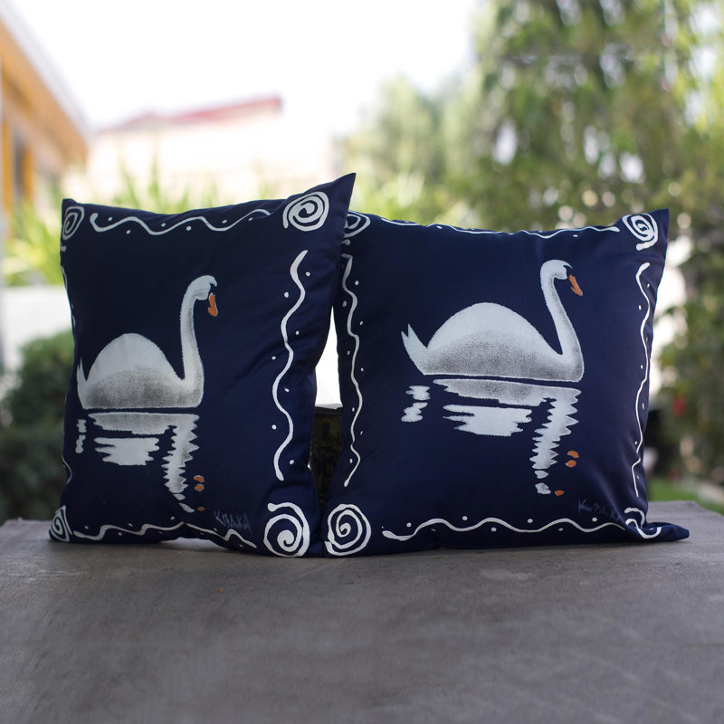 Square Pillow Cover, Black