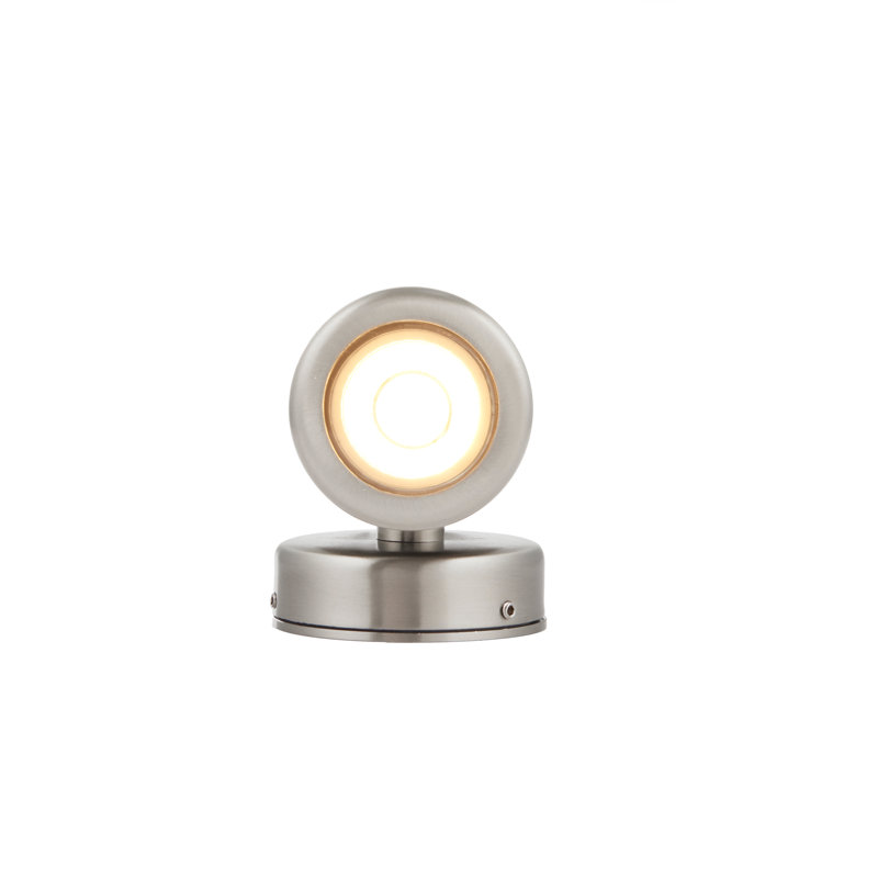 Amot Outdoor Armed Sconce, Brushed Stainless Steel