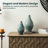 Modern Spiraling Artistry Turquoise Ceramic Table Vases