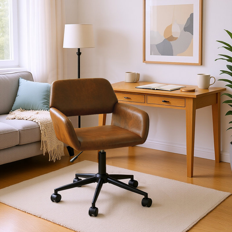 Fauteuil de bureau ModernHome, Brun
