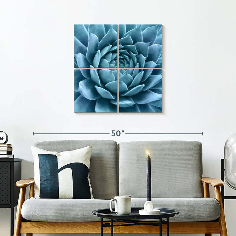 Harnek Silvery Blue Agave, 26" H x 26" W