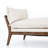 Kristen Solid Wood Upholstered Chaise Lounge