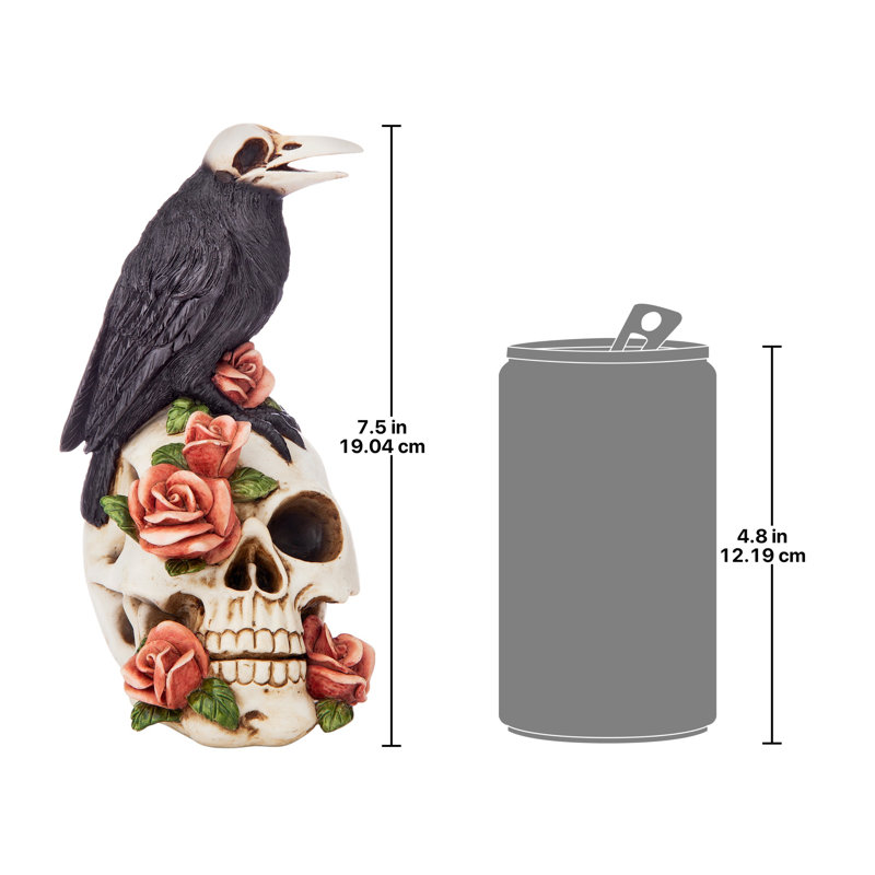 Figurine corbeau jour des morts