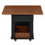 Table basse / table d'appoint moderne 27,6 po avec plateau pliable et roulettes (table incluse seulement)-442051461