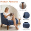  Chaise d'appoint rembourrée Halcott-648802662