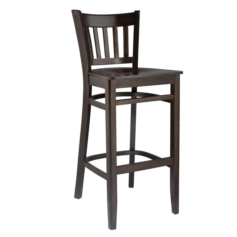 Solihull Solid Wood Counter Stool, Walnut