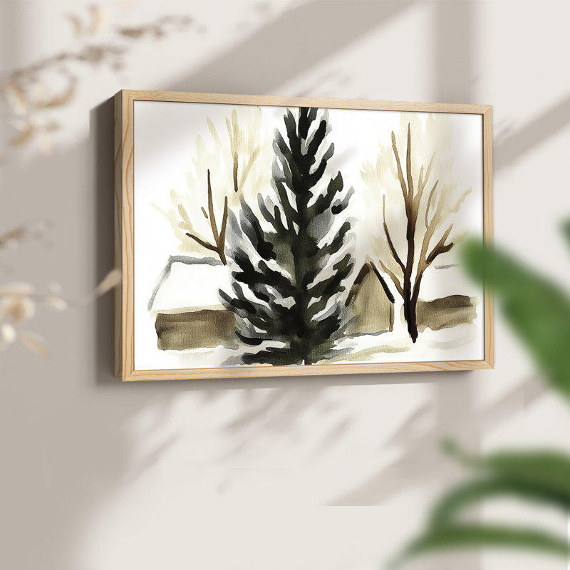 Chirstmas Art-CXXII -Framed Print - Restickable, 8" H x 10" W, Natural