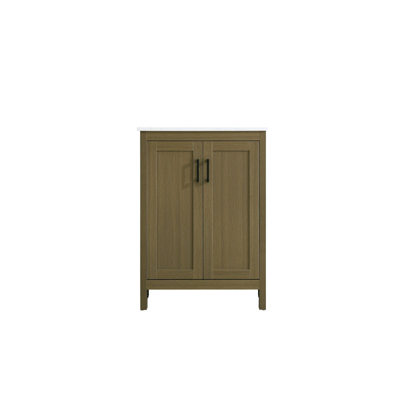 Ahner 24 inch Single Bathroom Vanity, Chestnut Brown