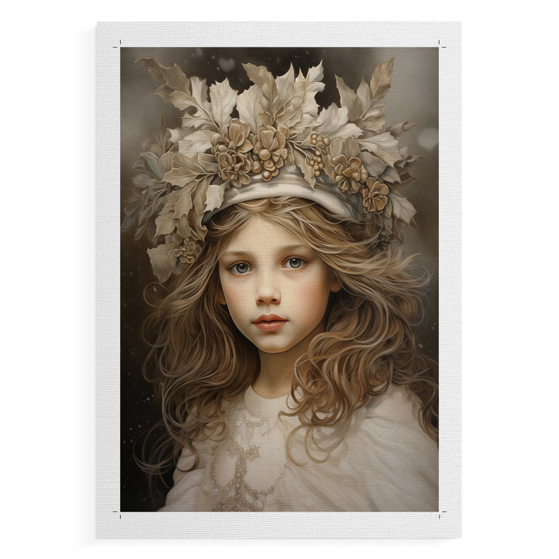 Art de Noël des Fêtes de Noël - Impression sur toile seulement - non encadrée, H 18 po x l 12 po