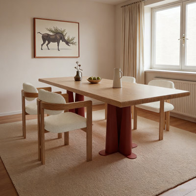 Lightly Luxury Vintage Dining Table