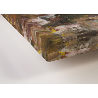 "" -impression sur toile tendue Longhorns