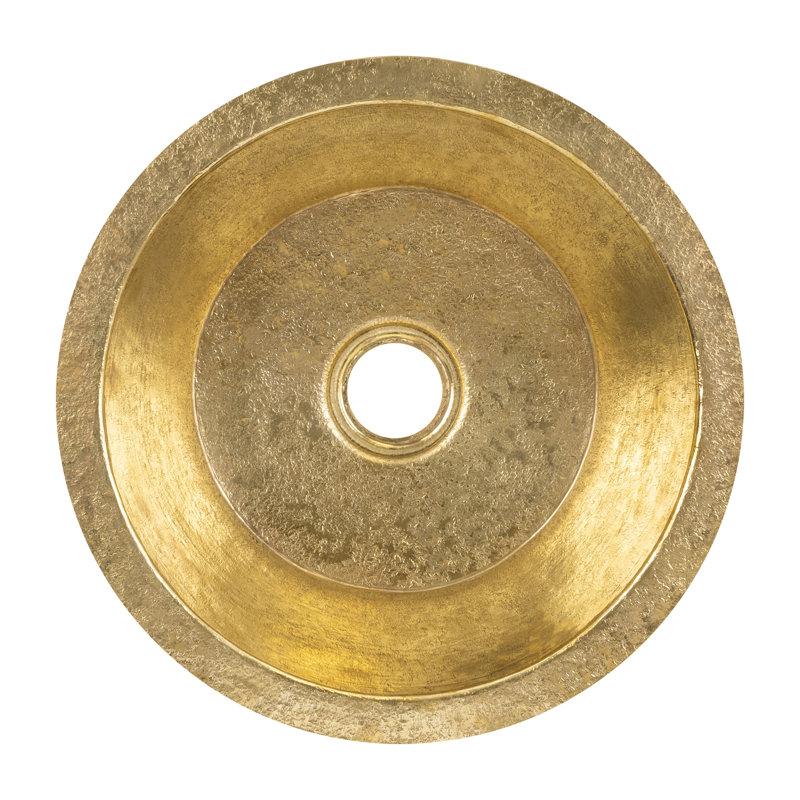 Terra Firma 14 " L Single Bowl Kitchen Sink, Brass