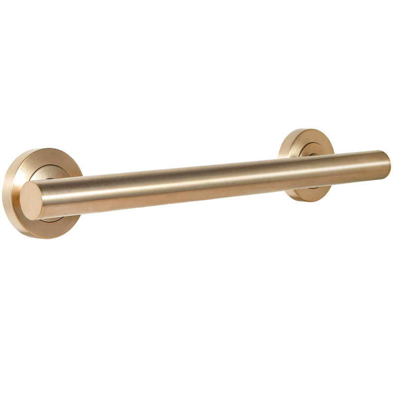Bath Shower 24'' Safety Grab Bar, Gold, 24"