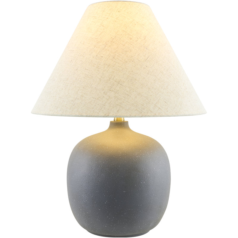 Burlison Makurdi Table Lamps, Wheat, Gray