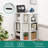 Simple style, modern trend, hexagonal multi-layer corner multi-functional storage, with charging slots, shelves,Adult-1247225459