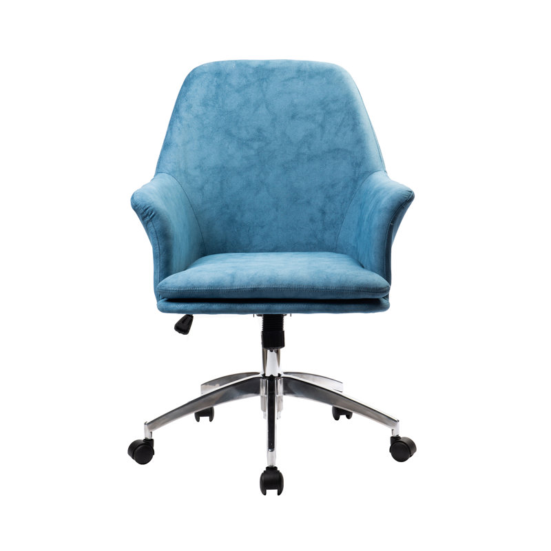 Microfiber / Microsuede Task Chair, Blue