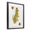 «Leopard & Hearts Card», reproduction imprimée sous verre, conception de Svetlana Aleynikova