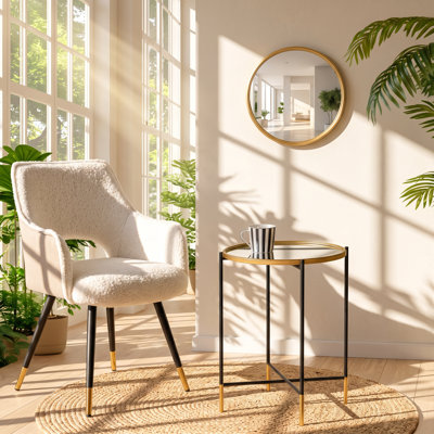 2 - Piece Glass Top Living Room Table Set