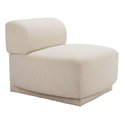 Fauteuil d'appoint Anese beige multigrain