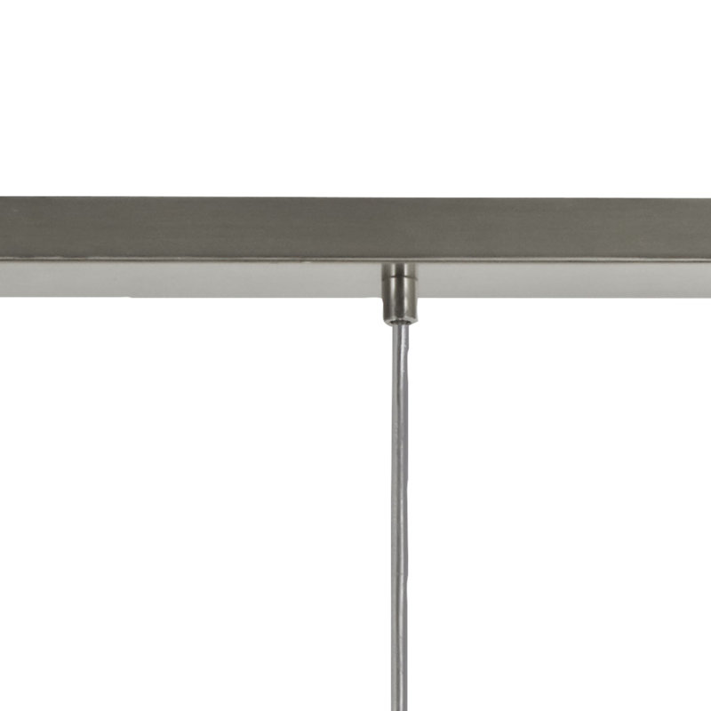 Demeter 3-Light Kitchen Island Chandelier, Chrome/Clear