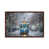 Classic Brown Wood Floater Framed
