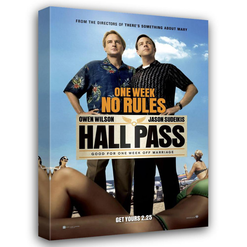 Hall Pass, 24" H x 16" W
