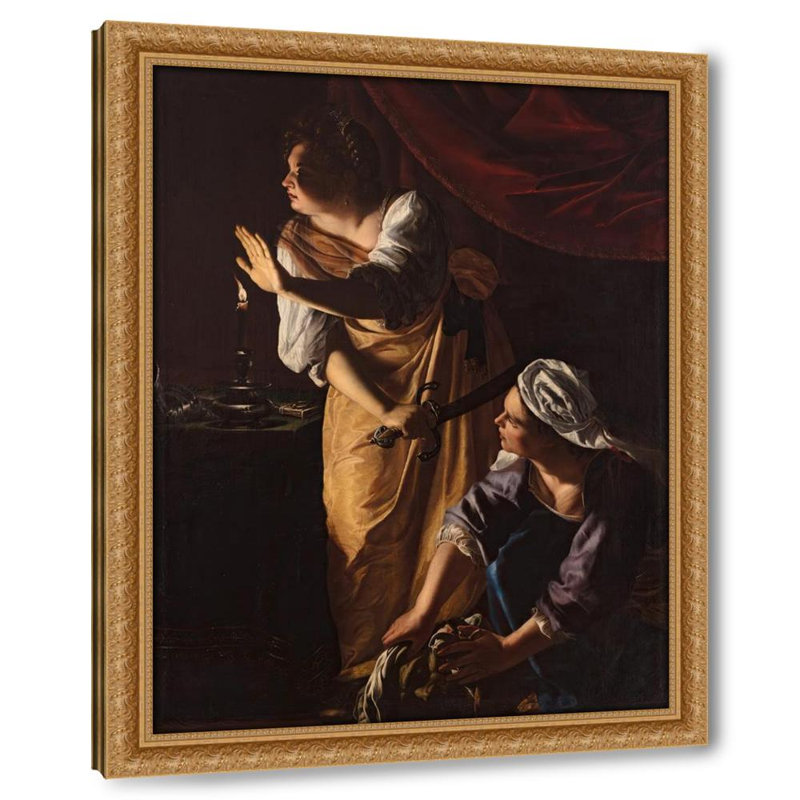 Judith and Her Maidservant with the Head of Holofernes (ca. entre 1623 et 1625), H 32 po x l 25 po
