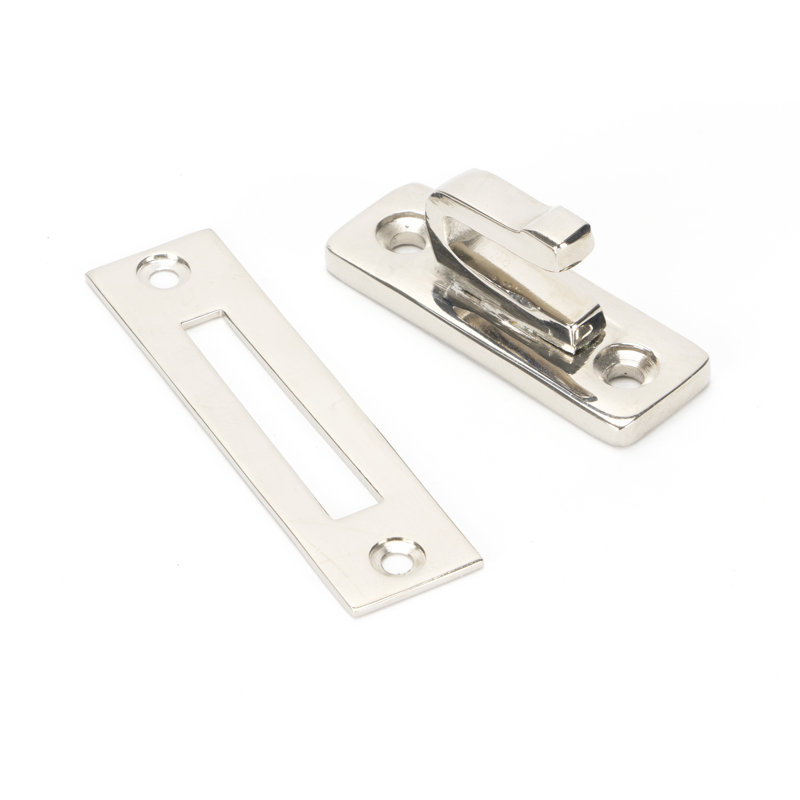 Avon Fastener Lock, Polished Nickel