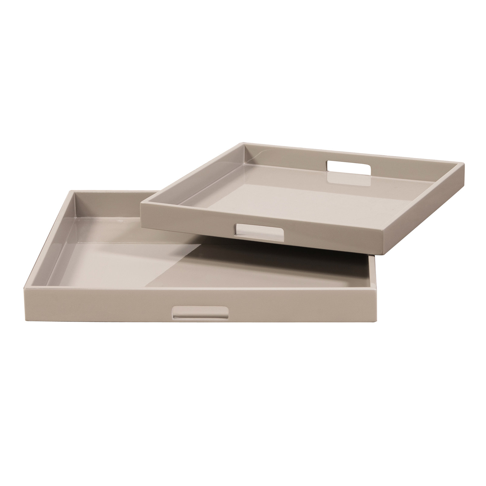 Modern Wood Tray - Set of 1