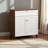 Diora White & Oak Finish 4-Shelf & 1-Drawer Shoe Storage Cabinet, 34.3" H X 30.48" W X 14.33" D
