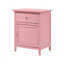 Table de chevet rose