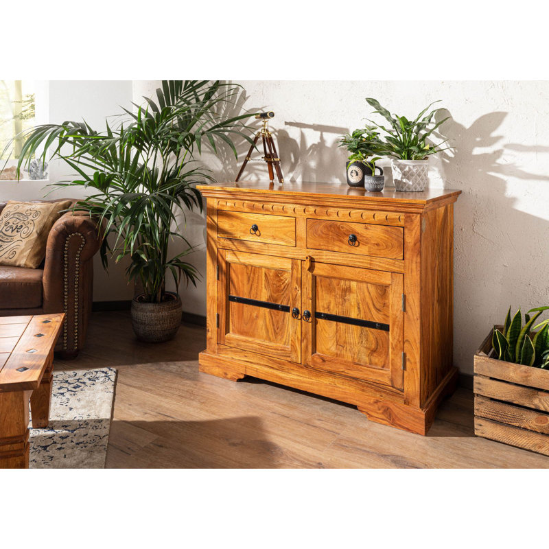 Oxford Solid Wood 107cm W 2 - Drawer Chest of Drawers